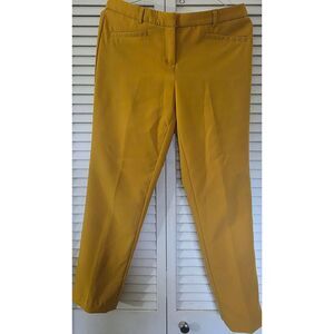 Carolina Belle Montreal Mustard Pants - High-Waisted Trousers